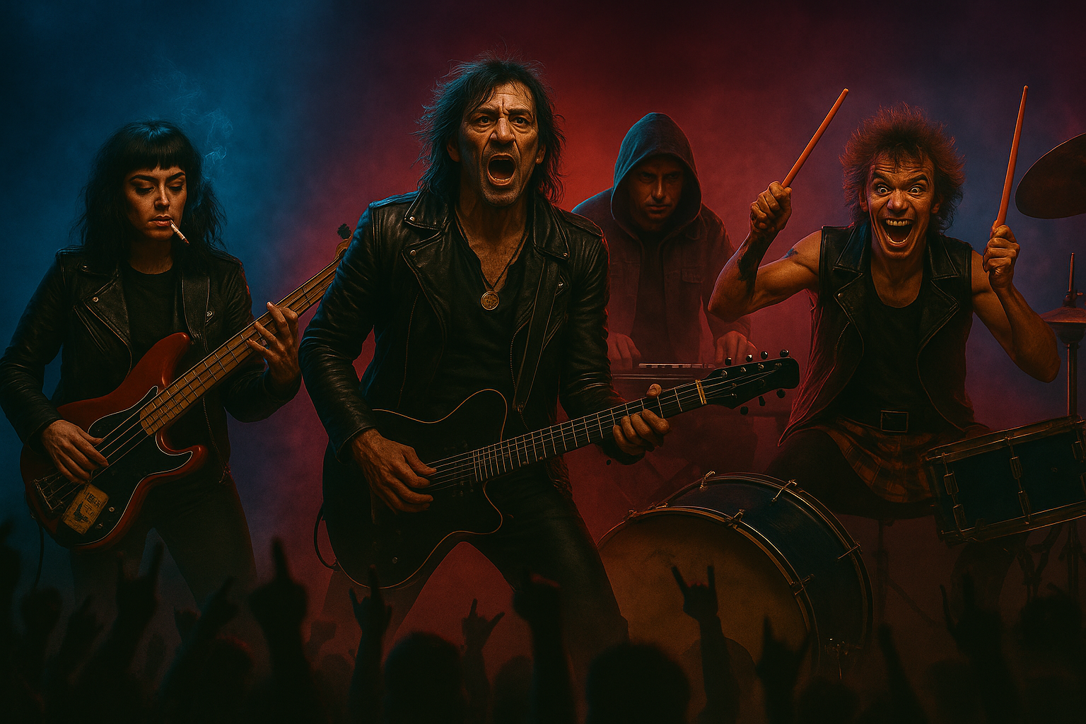 Thistleblade live on stage
